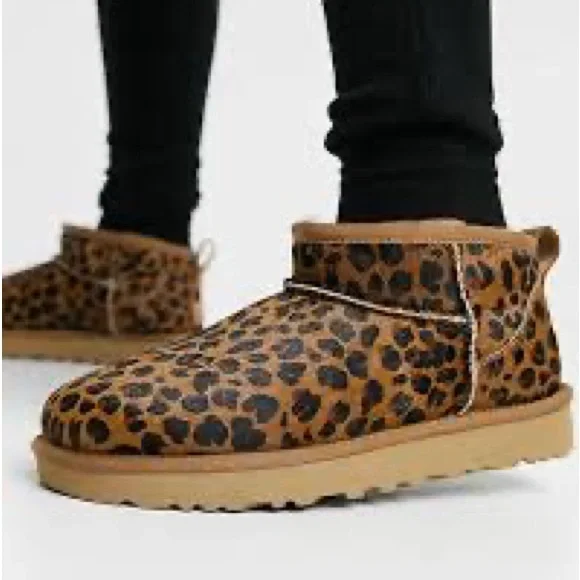 UGG Ultra Mini Classic Genuine Calf Hair Bootie - Picture 1 of 8